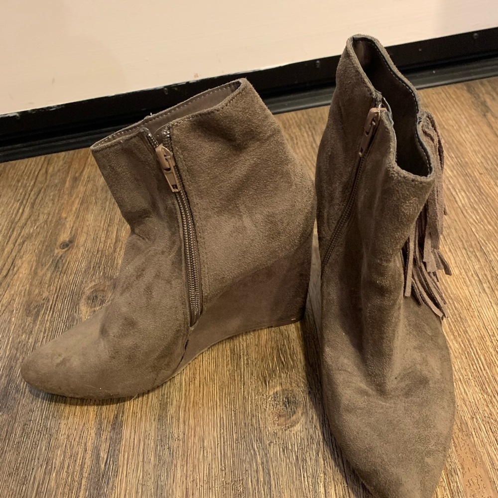 Madden fringe booties